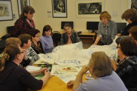 Квилт-клуб «Лоскутное шитьё» начал свою работу в Национальной галерее 