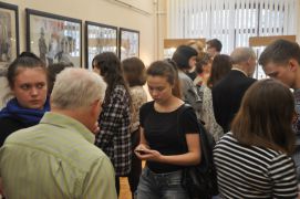 Открытие выставки "Война" в творчестве А.П.Бухарова"